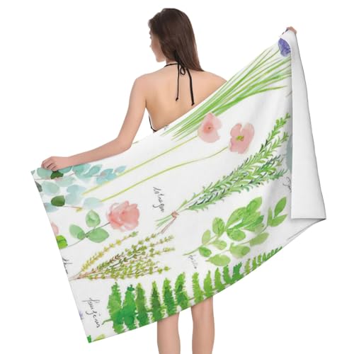 Serviette de bain microfibre douce pour la peau drap de plage piscine - 2