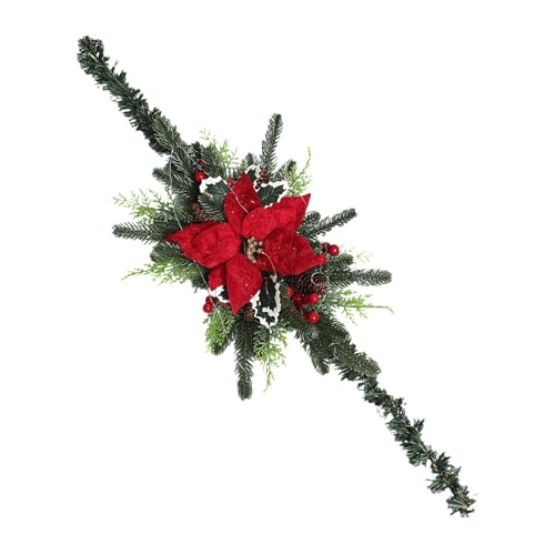 Swag de Noël pour boîte aux lettres avec lumière LED étanche - 8