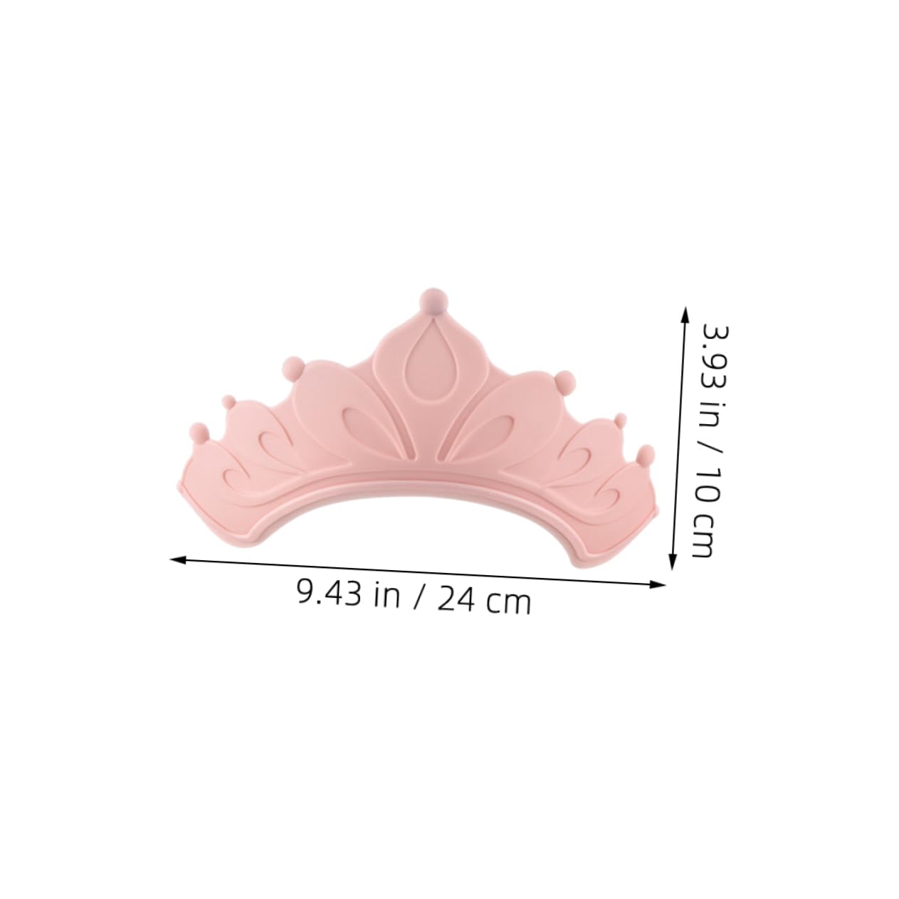 GOOHOCHY 3pcs Boys and Girls Crown Bathing Visor Hat Reusable Baby Shower Cap Eye Ear Protection Shield Cute Baby Hair Washing Cap for Boys Girls