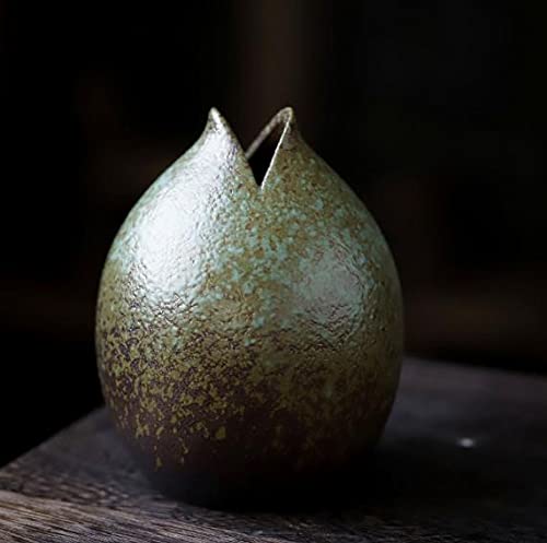 TONGTONG Mini vases en céramique de style japonais en porcelaine pour arrangement de fleurs, Ikebana ou décoration de table Petit modèle #06