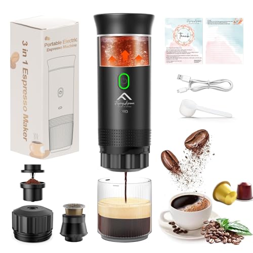 FLYING APSARAS Portable Espresso Maker, Portable Coffee Maker, 20 bar ...
