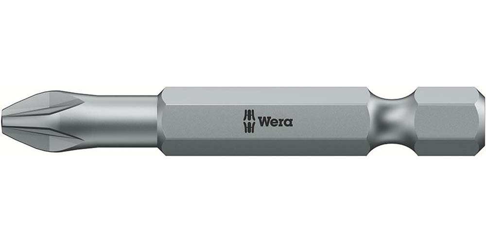 Embout Tournevis PZ1 1/4'' DIN3126 Wera - 50 Mm, Dur, Pour Vissage Métal Et Tôle