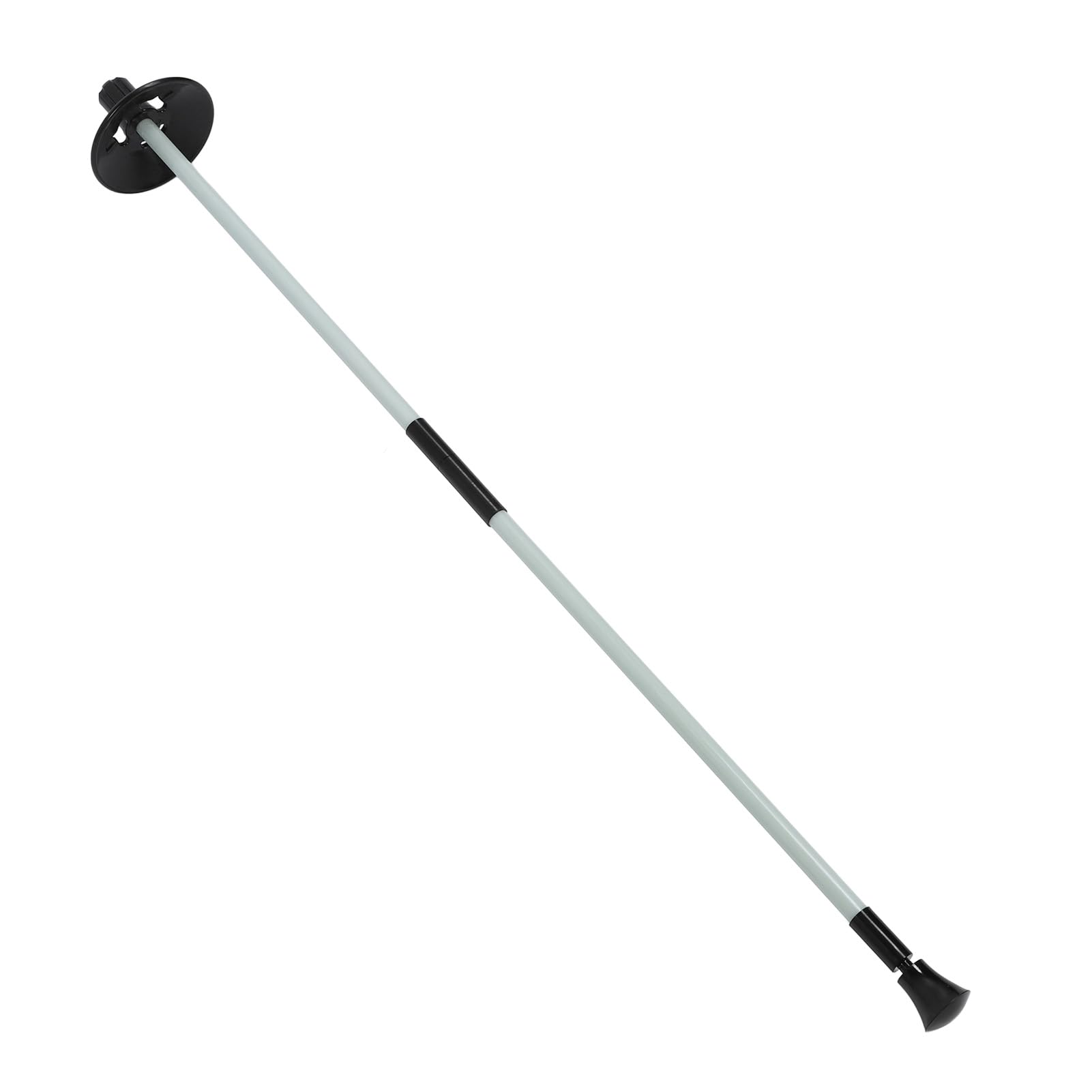 Asta de bandera de golf de 3 piezas, asta de bandera de golf de 2 secciones de fibra de vidrio de nailon, palo de bandera de práctica con conectores de aluminio, diseño de rayas