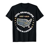 Total Solar Eclipse Twice In A Lifetime 2017 2024 T-Shirt