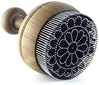 Uzbek best-selling florally-inspired bread stamping tool chekich for sale 6 cm diameter + BONUS