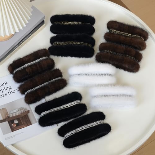 Muñequeras de visón con botón para transformar ropa básica en prendas elegantes 6