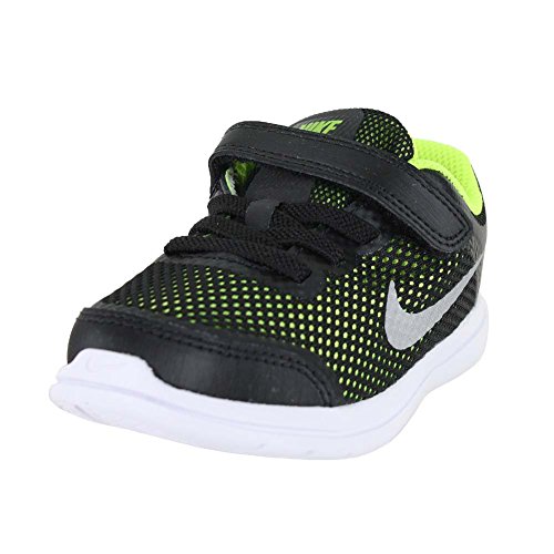 Nike Flex 2016 RN (TDV), Unisex Babies’ Sneakers, Black (Black / Metallic Silver-Volt-White), 4.5 Child UK (21 EU)