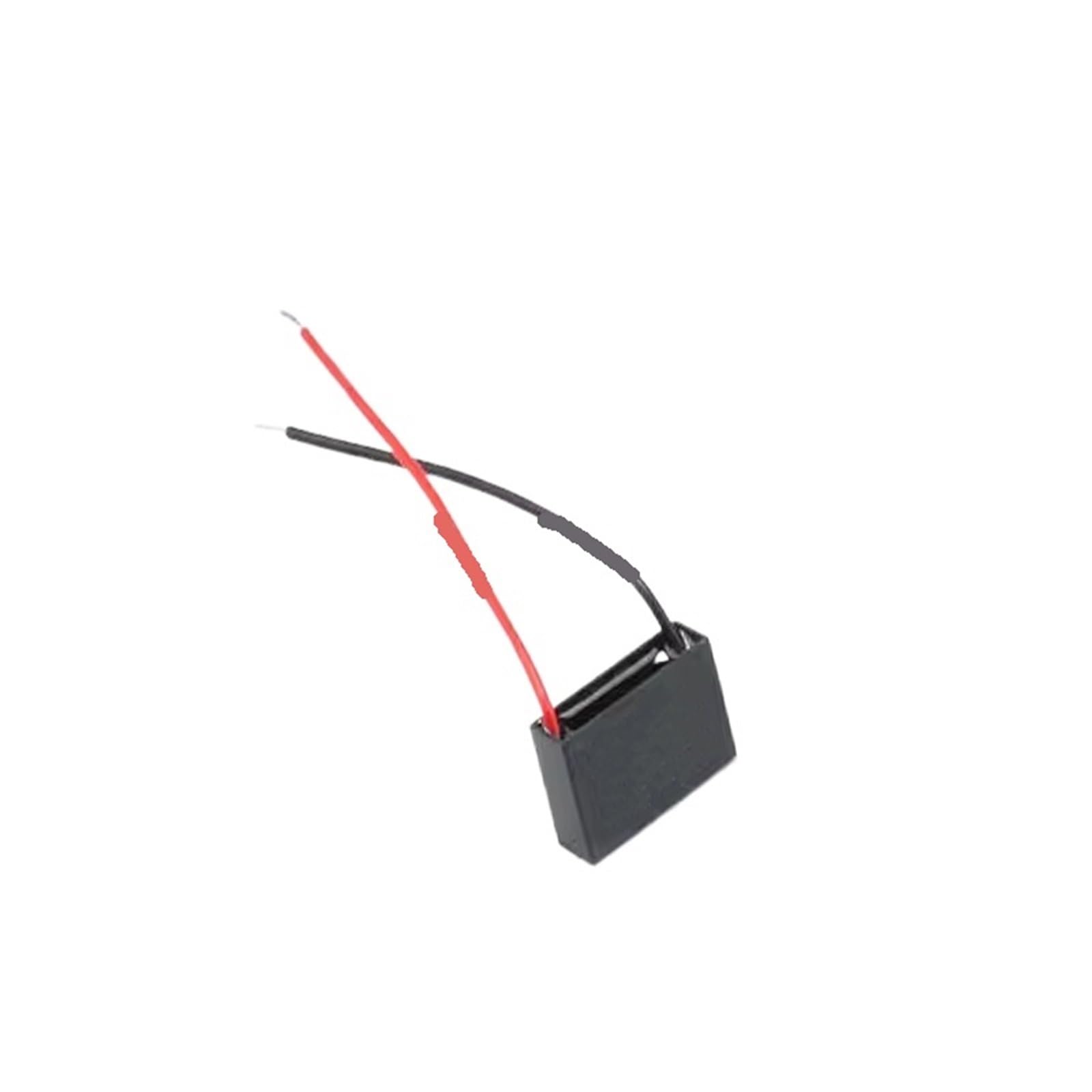 1 Uds condensador CBB61 0,8 1 1,2 1,5 1,8 2 2,5 3 3,5 4 4,5 5 6 7 8 10 12 15 18 20UF Motor de ventilador de techo condensador rectangular de funcionamiento(20UF 450V)