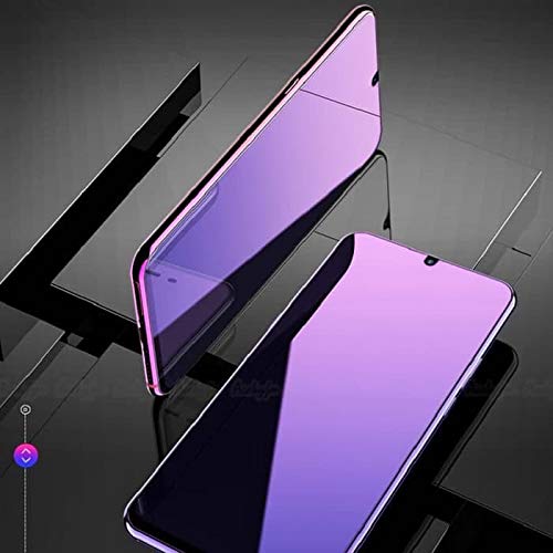 Case Creation Anti Blue Ray Tempered Glass, Smart Screen Protector Blue Light Resistant Eyes Protect Film for Oppo Reno2 F (Anti Blue) [Full Coverage, Eye Protect, Case Friendly]