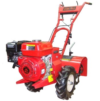 GrecoShop Motozappa/Trattore/Motocoltivatore 4 Tempi a Benzina con retromarcia 212cc 6,5HP
