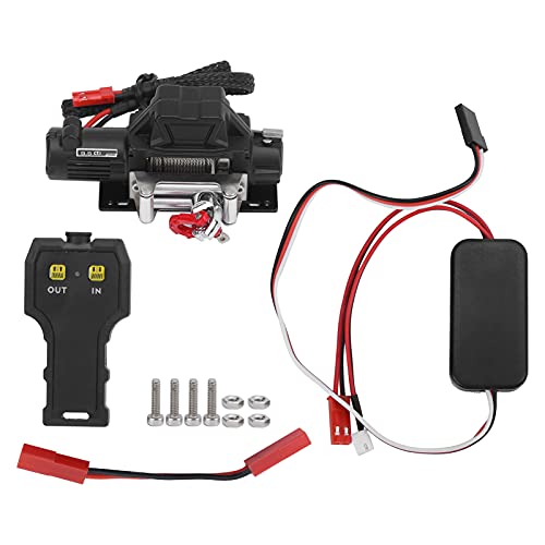 Treuil automatique en métal avec télécommande pour voiture Traxxas Hsp