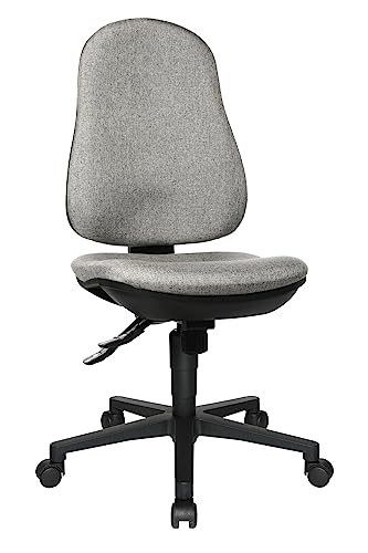 Topstar Support SY Bürostuhl, Stoff, 55 x 47 x 113 cm, hellgrau