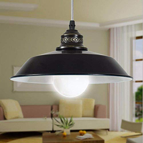 Plafonnier lustre suspendu design industriel luminaire aluminium salon 26cm