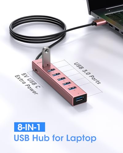 Hub USB 3.0 8 Ports : Solution pour Manque de Prises sur PC et Portable