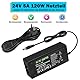 24V 5A Netzteil, 120W AC 100-240V zu DC 24V Netzteil Transformatoren Trafo 5,5mm x 2,5/2,1mm DC Jack, 120W Spannungswandler Adapter,Universal Adapter für LED Streifen,LCD Monitor,LED Treiber