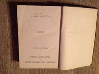 Hardcover Theory and applications of electron tubes, Book