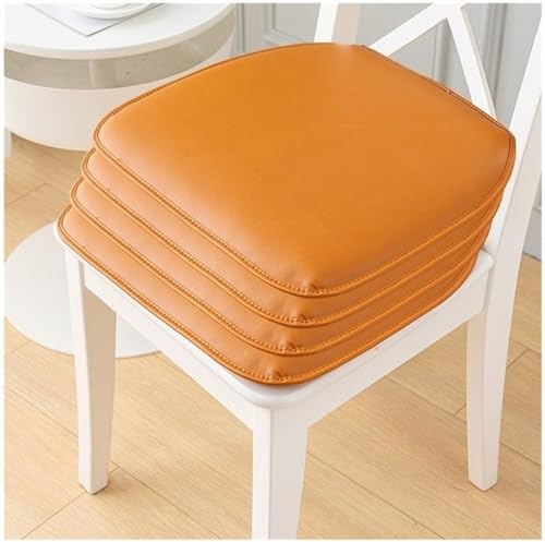 Almohadillas de asiento suaves en piel sintética premium para decoración elegante de comedor