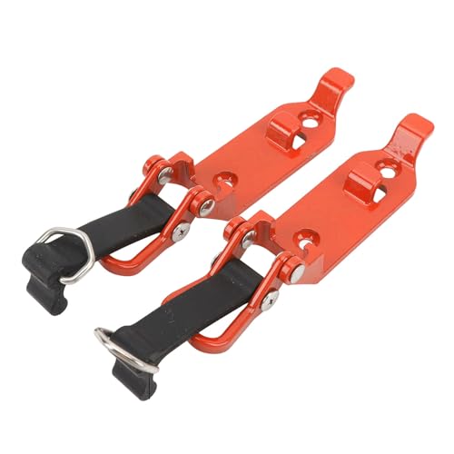 TIKATARER Support de Pelle 2 Pièces pour Galerie de Toit, Kit de Montage Mural avec Pince en Caoutchouc Métallique, Pince de Support de Pelle avec Conception Universelle, Idéale pour Les Véhicules,