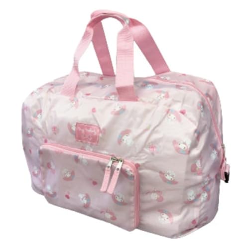 畑山商事 折り畳みボストンバッグ マイメロディ H34×W50×24cm 33201702