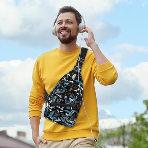 Mochila cruzada impermeable y ligera con diseño de limones para mujer 3