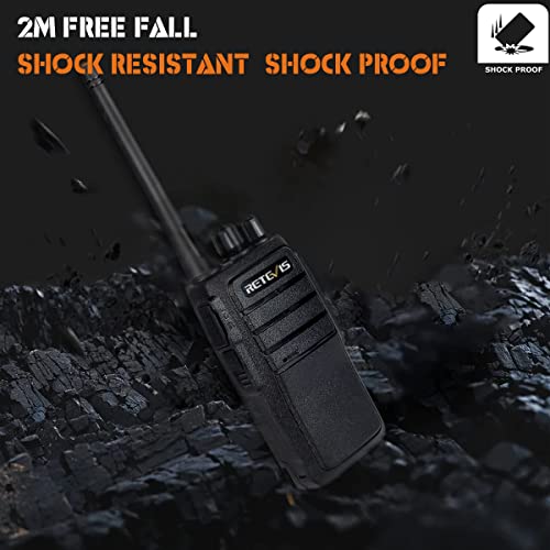 Case Of 10,Retevis Rt21 Two-Way Radios Rechargeable Long Range Walkie Talkies Hand Free 16Ch Business 2 Way Radios, Wall Charger Base, 1100Mah Battery #TOP2