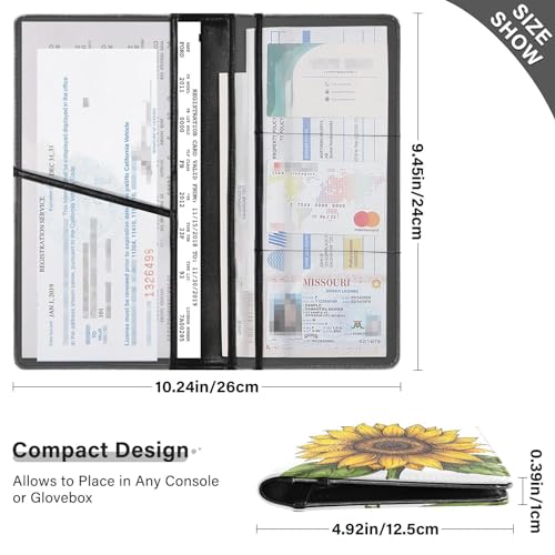 Organizador De Documentos De Cuero miniatura 3