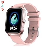DAM. Smartwatch H10 con Monitor cardíaco, tensión y de O2 en Sangre. 8 Modos Deportivos. Color : Rosa Oscuro