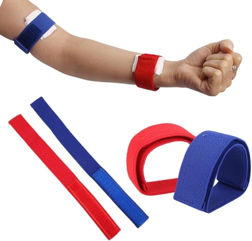 Tourniquet, 2-Paar Klettern im Freien Camping Dialyse Tourniquet Bandage Manschette Klettgürtel