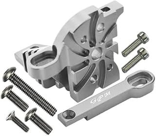 GPM for Traxxas Unlimited Desert Racer 4X4 (#85076-4) Upgrade Parts Aluminum Motor Mount with Heat Sink Fins - 1 Set Silver