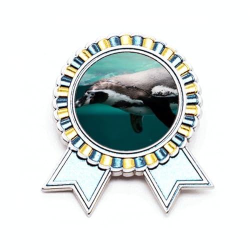 Pin's pingouin bleu marine en métal cadeau idéal pour amateur de mer