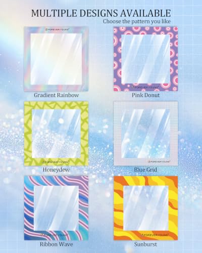forever young Reusable Diamond Art Release Film 30 PCS Pink Donut