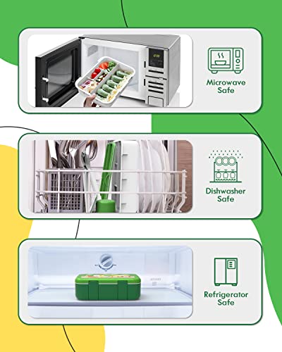 Lehoo Castle Bento Lunch Box For Kids, 1250Ml Lunch Box For Boys With 5 Compartments, Kids Lunch Container With Utensil - Included Spoon, Fork, Sauce Jar, Microwave And Dishwasher Safe #TOP3