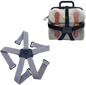 Brompton Carrier Frame Strap Set Transform Bag into Brompton Luggage Gray