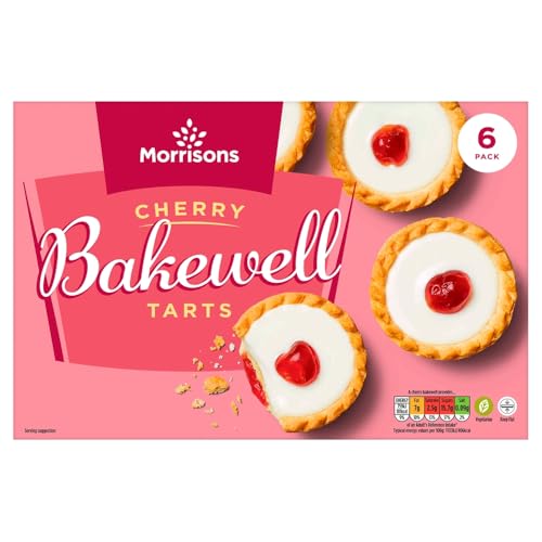 Morrisons Cherry Bakewells Pack of 6 Snack Cakes