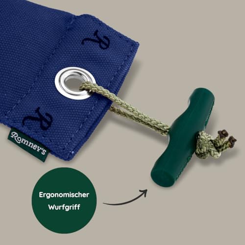 Romneys Junior Dummy 250 g - Für das Hunde- und Apportiertraining, schwimmfähig (blau)
