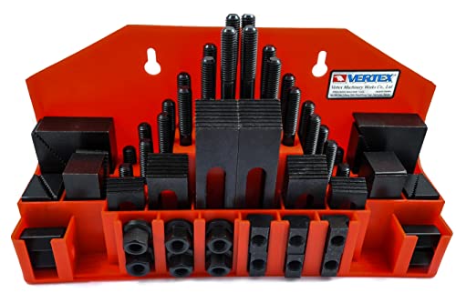 Image of HHIP 3901-0008 Pro-Series 52 Piece Clamping Kit, 10 mm T-Slot with M8 X 1.25 Studs