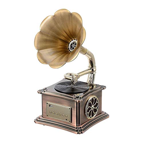 Vintage Classic Phonograph, Retro, Klassische Gramophone Plattenspi Form Stereo-Lautsprecher Sound System Musik Box USB-Flash-Laufwerk