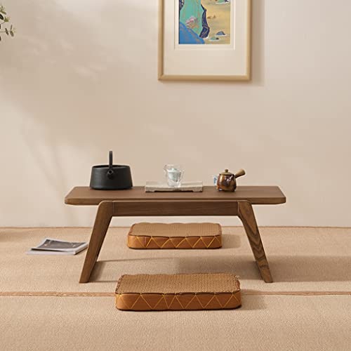 Table basse rustique pour s'asseoir au sol et méditer en bois - 6
