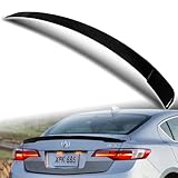 HDCAUTODEPOT, W-Power, ABS STP-Style Rear Trunk Spoiler Wing, Compatible with 2013-2022 Acura ILX, Rear Spoiler, Exterior Replacement Part (Pearl Black)