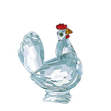 Swarovski Hen (with colour accents) 608721