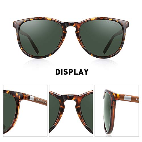 Image of MERRY'S Unisex Polarized Aluminum Sunglasses Vintage Sun Glasses For Men /Women S8286