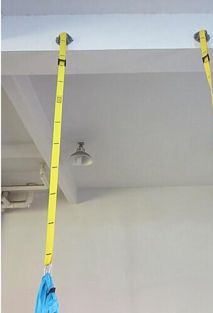 G5 HT SPORT【Gancio Da Parete E Soffitto/Anello di Ancoraggio Ø12 cm per, Sospension-Trainer, Yoga Swing 】 anelli da ginnastica Supporto Parete & Soffitto 360° in Acciaio,Portata 450 kg