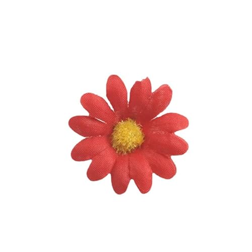 100Pcs Mini Artificial Silk Sunflower Heads 1.8" 45Mm Fabric Floral Daisy For Home Decoration Wedding Decor, Gerbera Flowers Bride Holding Flowers,Garden Craft Art Decor (Purple) #TOP7