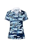  Bogner LUMI2 Polo Damen blau Gemustert 42