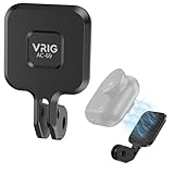 VRIG AC69 Quick-Mounting Magnetic Base for Insta360 GO Ultra Accessories, Aluminum Alloy Super-Strong Magnets Expansion Adapter with 2-Prong Adapter for Tripods & Monopod, Vlogging