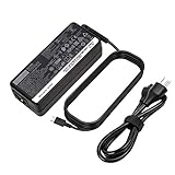 65W USB-C AC Charger for Lenovo ThinkPad T490 T490s T590 X390 X395 X380 X280 L390 L490 L590 E490 E490S E495 E590 E595 Yoga P51s P43s P53s Chromebook 14w 14e Type-C Laptop Power Supply Adapter