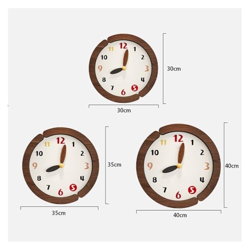 Horloge murale silencieuse à pile de taille M facile à installer - 3