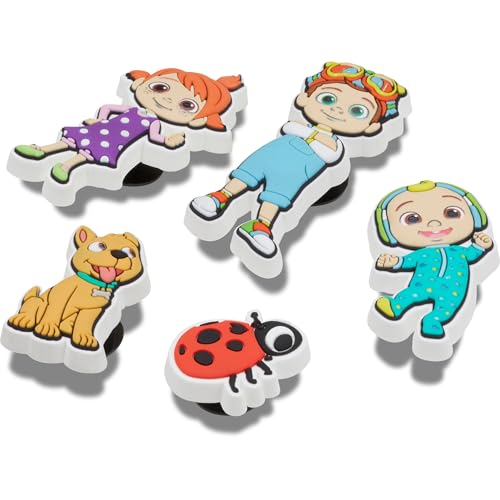 Image of Crocs Unisex's Jibbitz Cocomelon 5-Pack, Characters Shoe Charms, 5 Pack