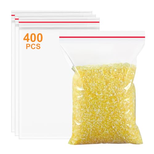 SZSIQI 400 Pcs Bolsas Zip Pequeñas, 7x10 cm, Transparentes, Reutilizables, Selladas Hermeticas, Bolsas Autocierre, Ziplock Bags, Bolsitas Plastico Pequeñas, Bolsa de Almacenamiento