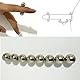 YILUQIFLY Nicht Piercing Magnetische Nippelklemmen Stimulator Anfänger Brustklemmen Magnetische Kugeln Nippelclips Brust Nippelklemmen Frauen Geschenk für Mann Erotische Flirt SM Spiele (4-Paar)